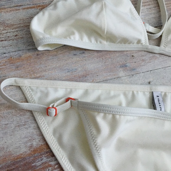 Solid & Striped white string bikini - Picture 2 of 3